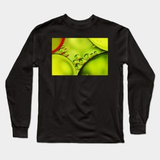 Button Green Oil Drops II Long Sleeve T-Shirt